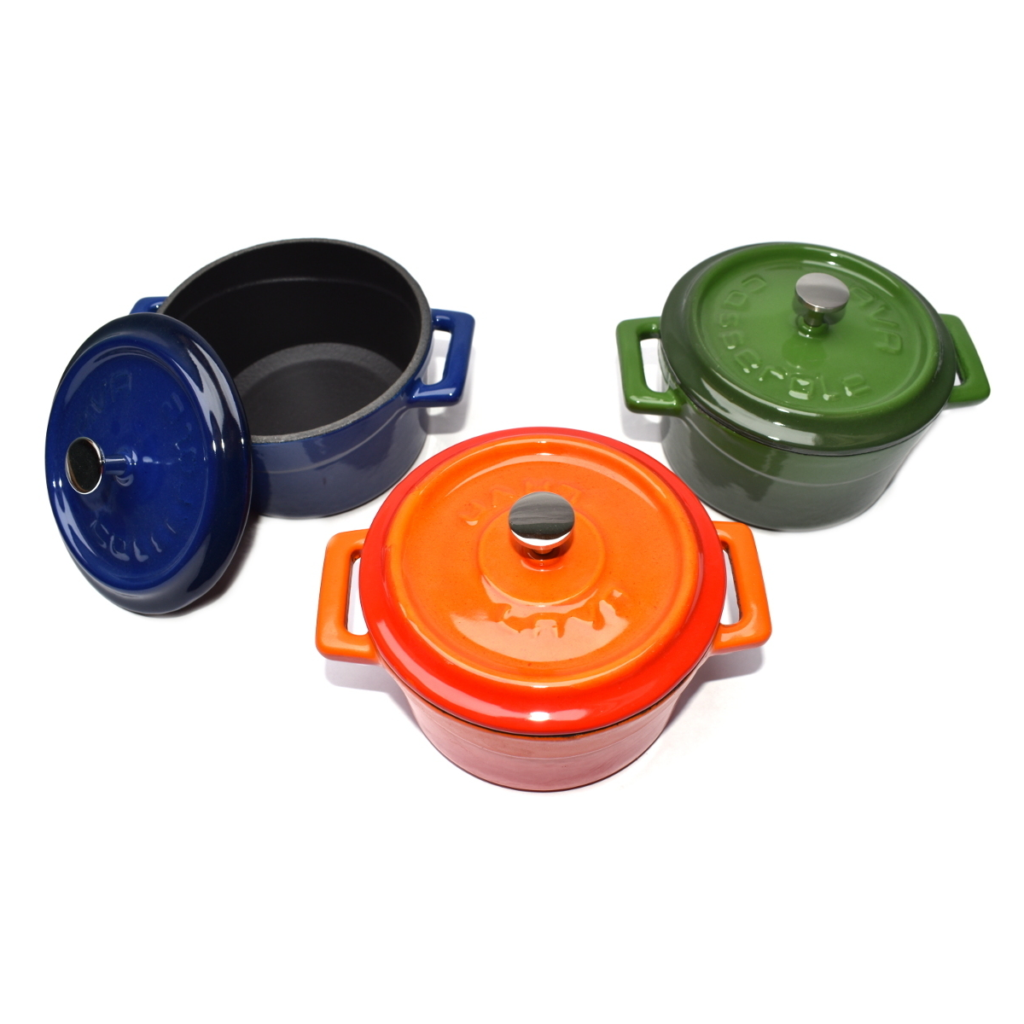 Paderno Cast Iron Pots 3 Pcs Italian Cooking Store